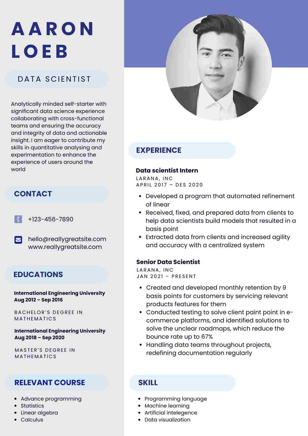 Data Scientist CV