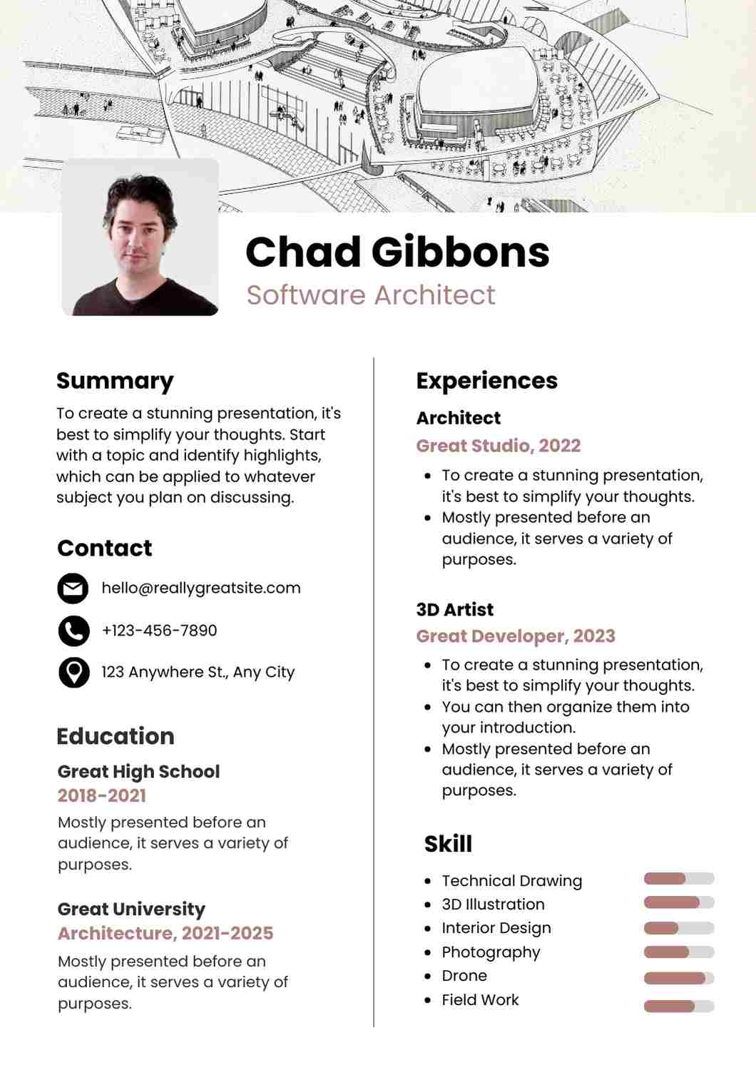 Software Architect CV