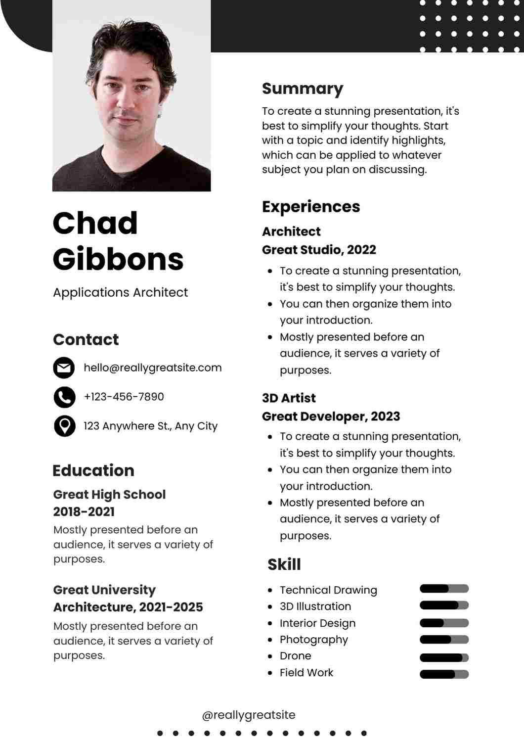 Applications Architect Resumes