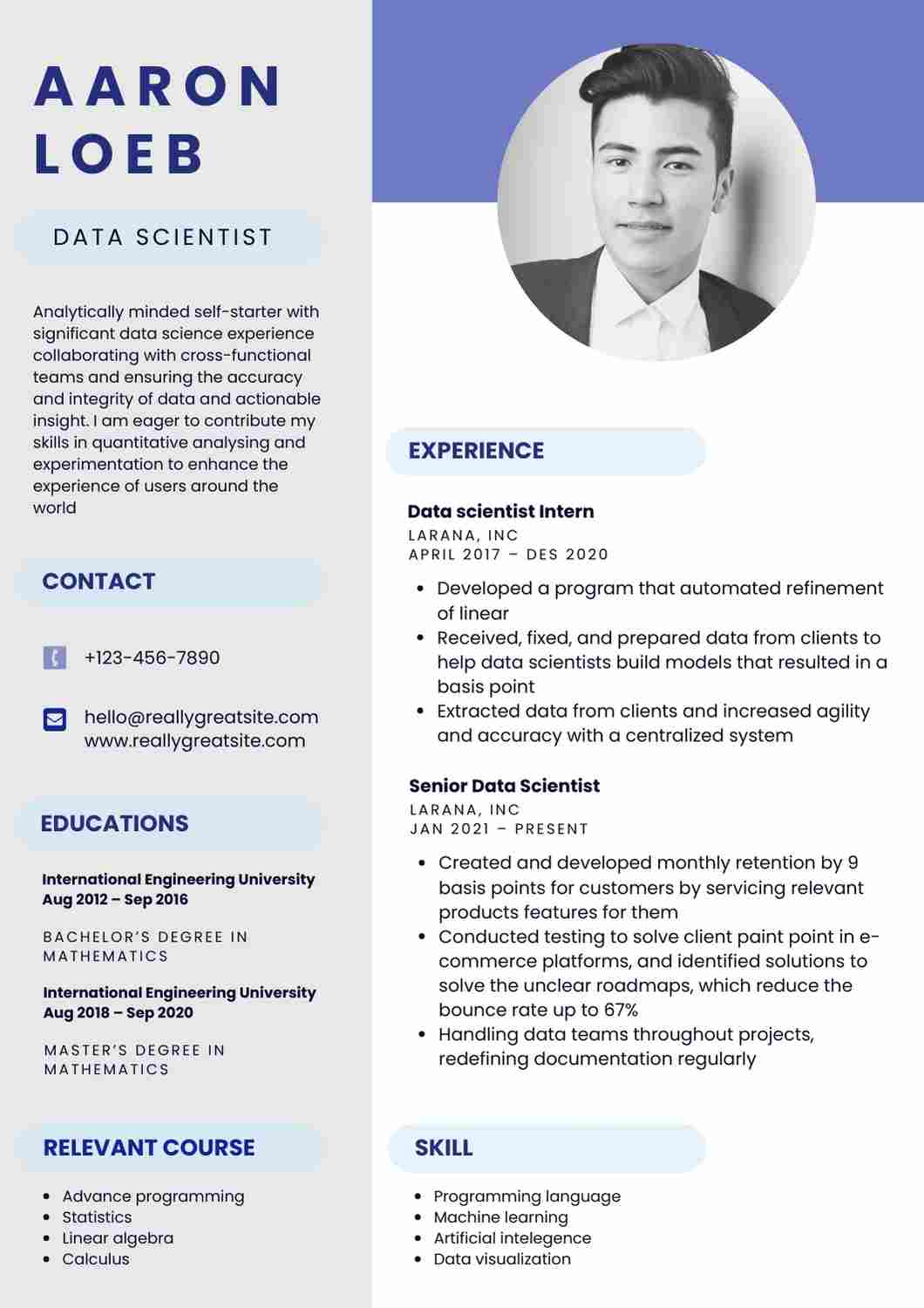 Data Scientist Resumes