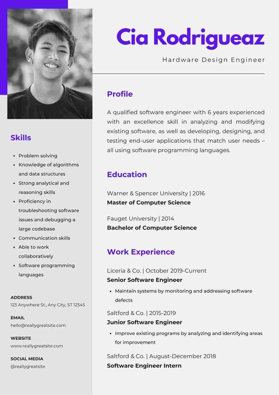 Hardware Design Engineer Resumes